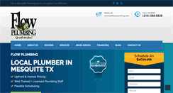 Desktop Screenshot of flowplumbing.com